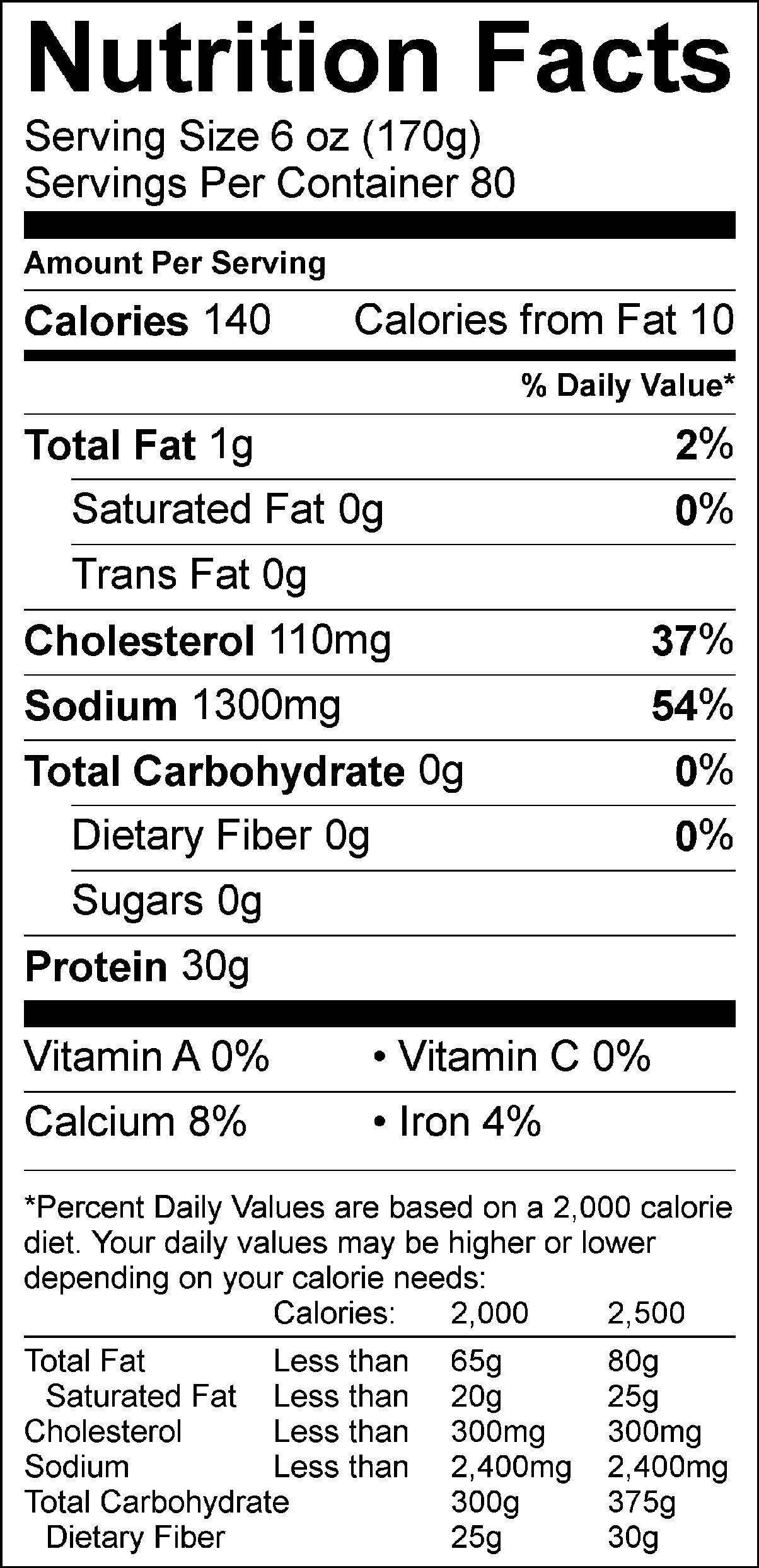 nutrition-facts-snow-crab-clusters