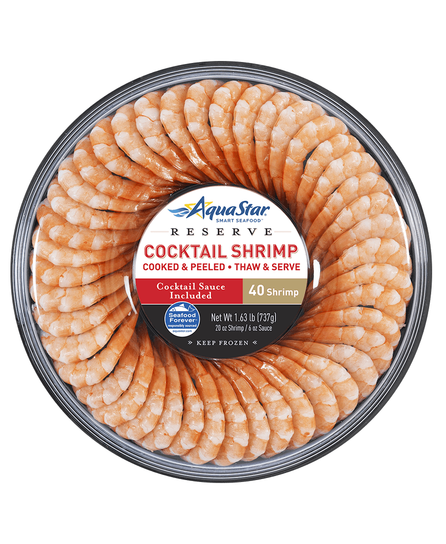 Cocktail Shrimp Ring 45 Count Aqua Star