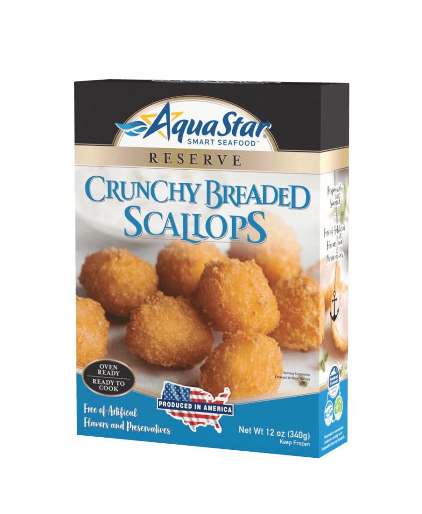 Crunchy Breaded Scallops Aqua Star