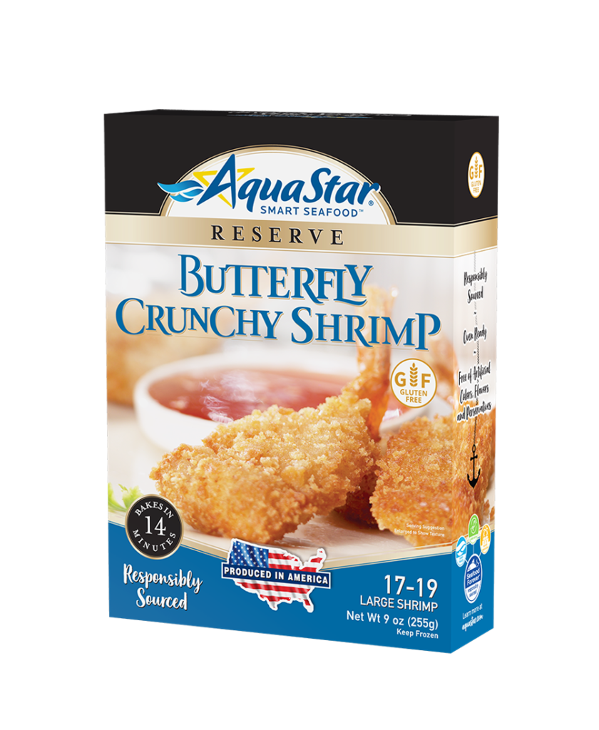 Gluten Free Crunchy Butterfly Shrimp Aqua Star