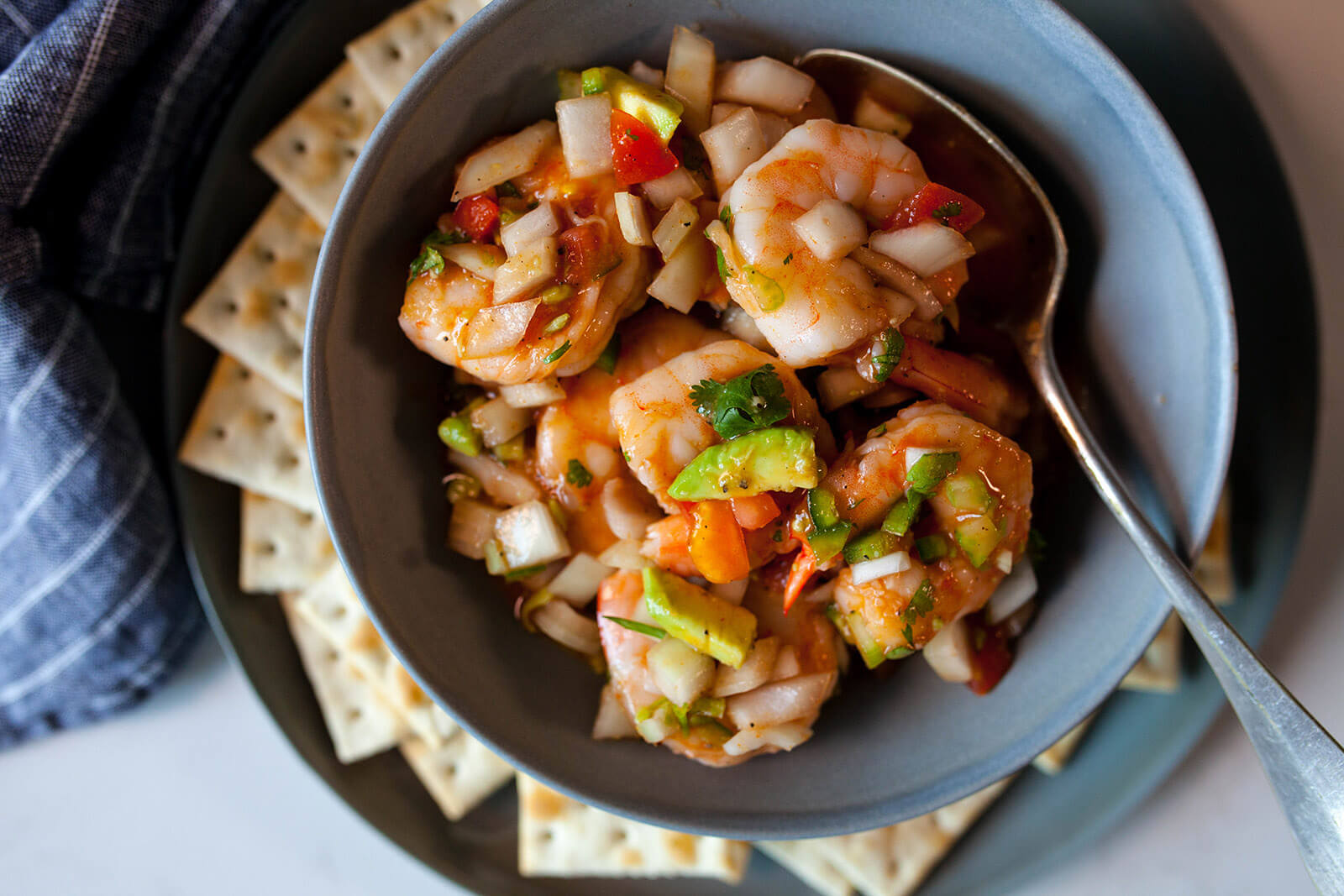 Mexican-Style Spicy Shrimp Cocktail - Aqua Star