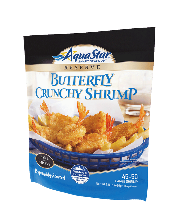 Crunchy Breaded Butterfly Shrimp Aqua Star