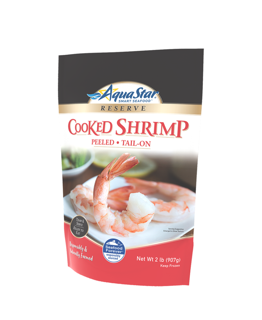 Candy Cane Shrimp Skewers with Mint Pesto Aqua Star