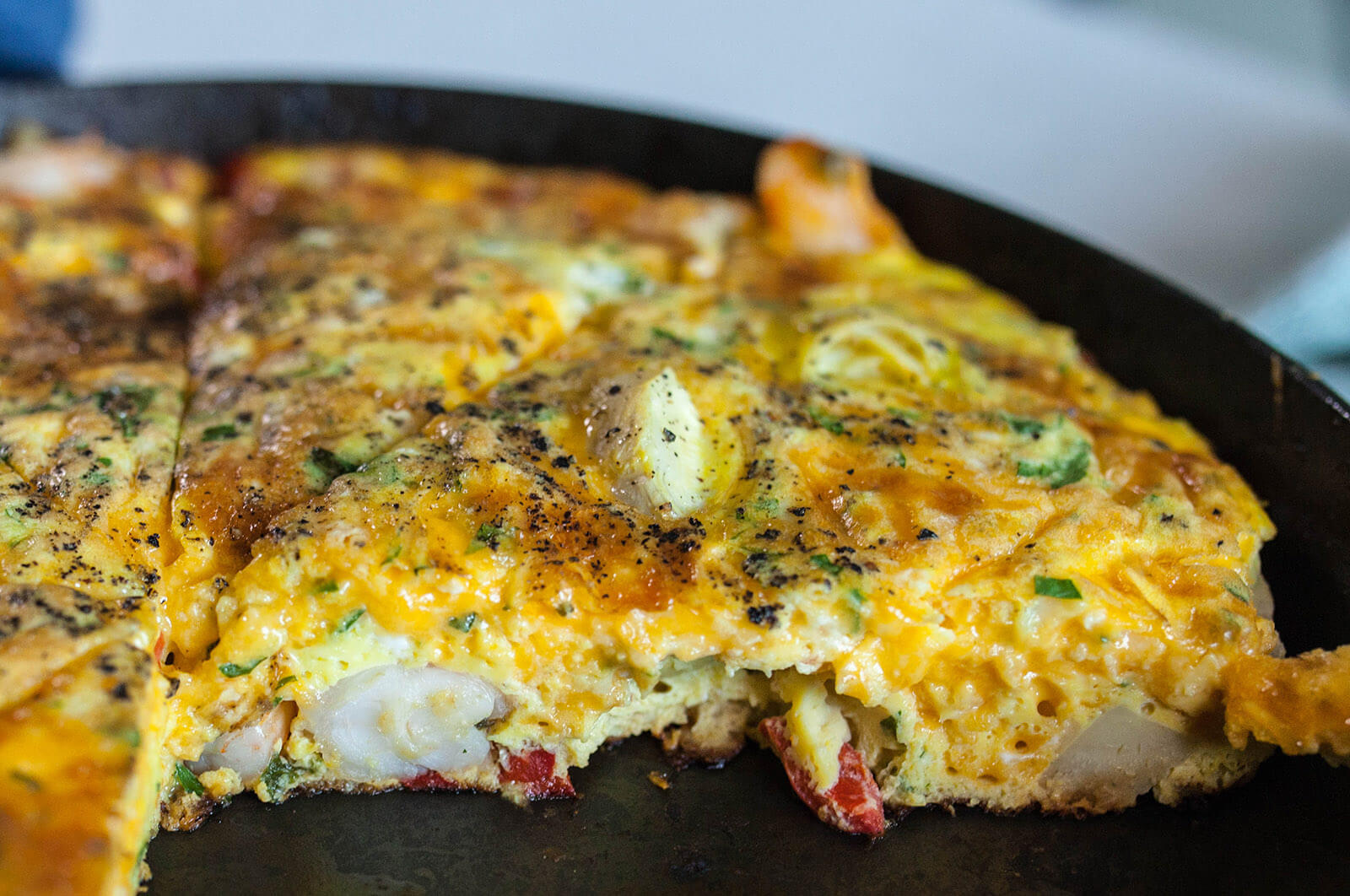 Shrimp & Artichoke Frittata Aqua Star