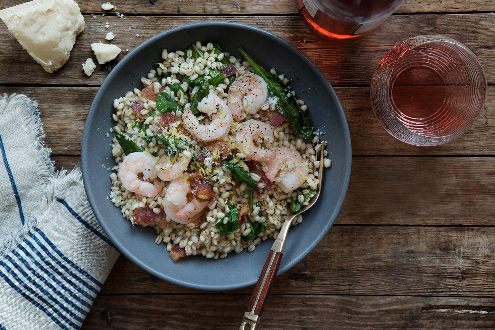 Shrimp Barley Risotto Aqua Star