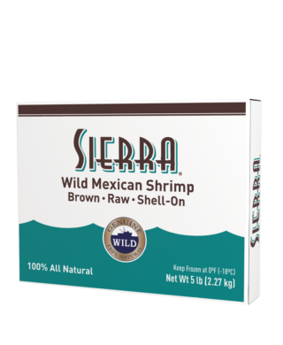 food-service-OFI-sierra-wild-mexican-brown-shrimp-raw-shell-on-block