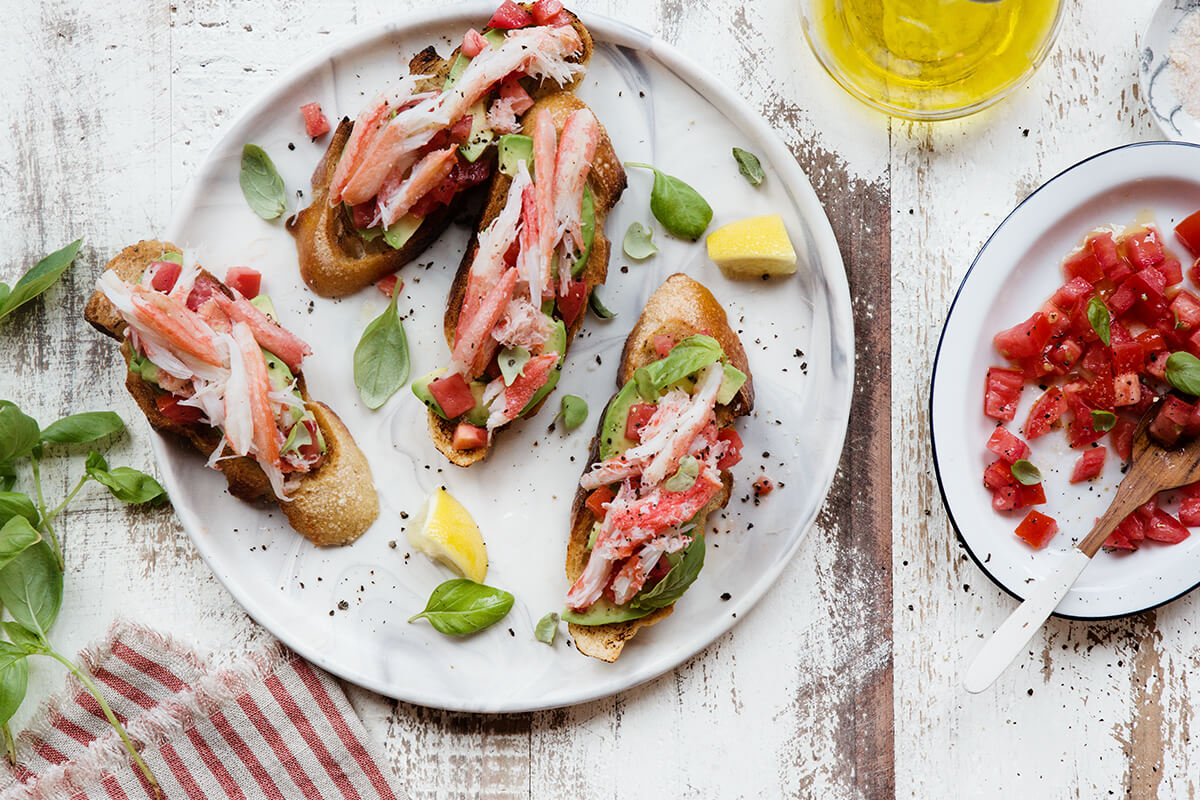 crab-taste crab-and-avocado-toast