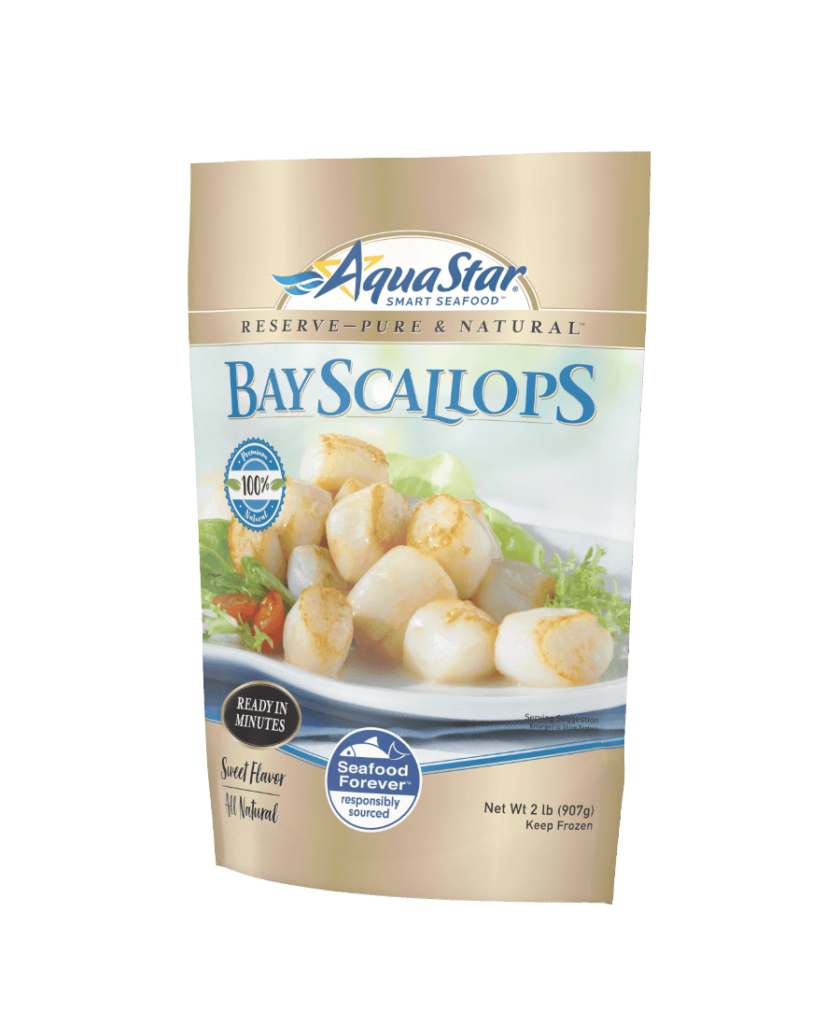 Pure & Natural™ Bay Scallops Aqua Star