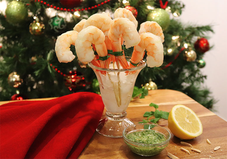 Sugar Cane Skewered Shrimp Recipe