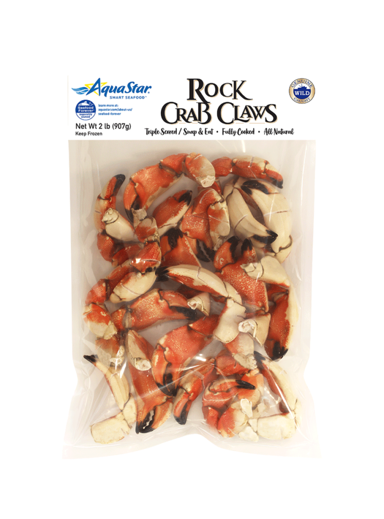 Rock Crab Claws with Dipping Sauces Aqua Star