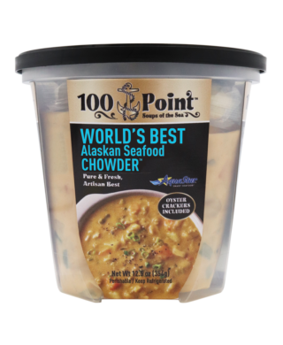 Alaskan Seafood Chowder 100 Point Soups of the Sea packaging