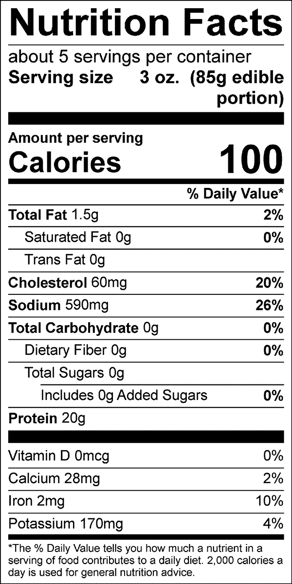 nutrition-facts-snow-crab-cocktail-claws