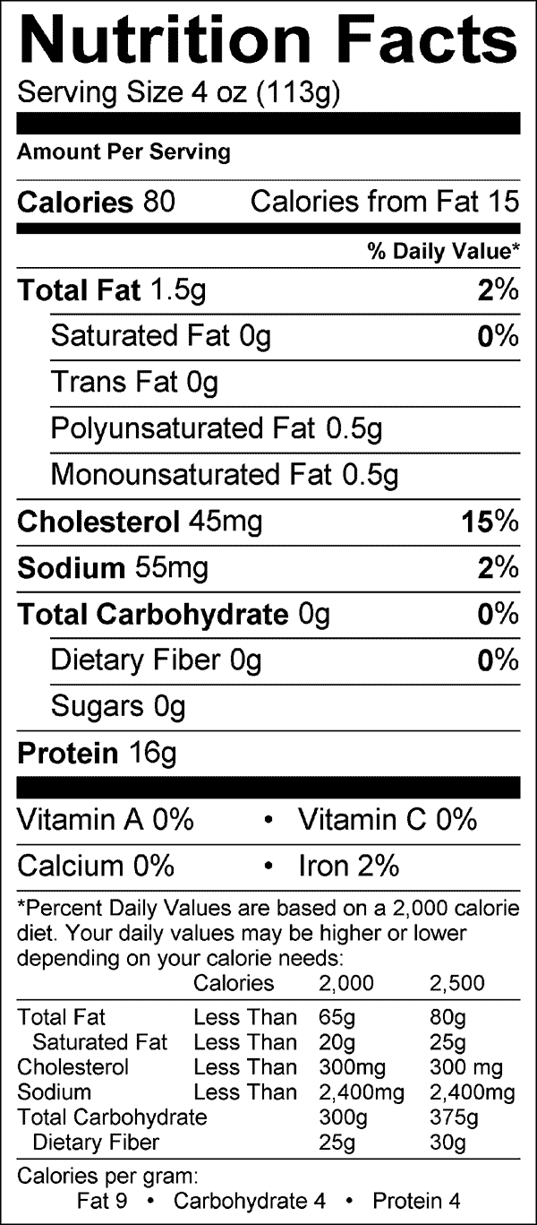 nutrition-facts-wild-pacific-salmon-fillet