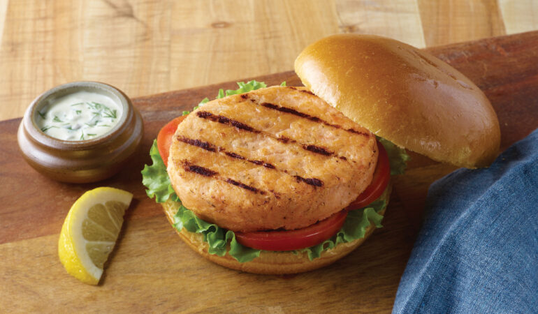 Get Pacific Seafood Premium Atlantic Salmon Burger Delivered