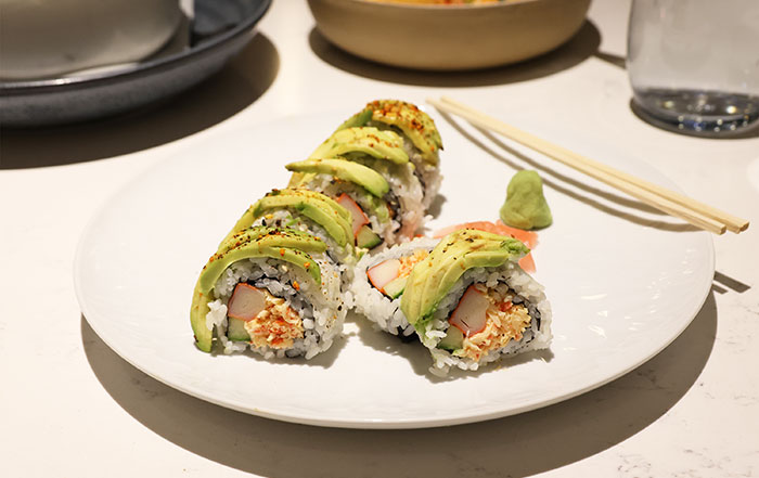Classic California sushi roll recipe